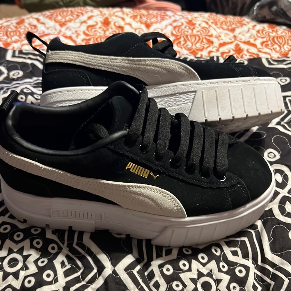 Platform Puma shoes